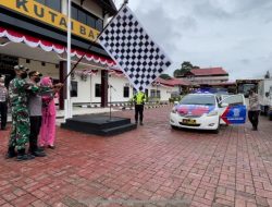 Peringati HUT Bhayangkara, Polres Kubar Bagikan Sembako