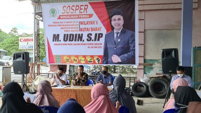 Sowan ke Kampung Halaman, Muhammad Udin Sosialisasikan Perda Bantuan Hukum