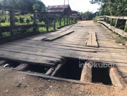 Lubang Kian Menganga, Kondisi Jembatan Mentiwan Jadi Sorotan