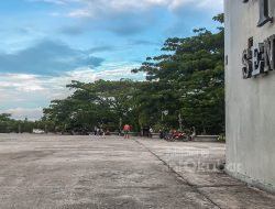 PPKM Mikro, Alun-alun ITHO Tampak Sepi di Minggu Sore