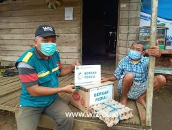 WIZ Kubar Salurkan Bantuan Sembako di Kampung Asa