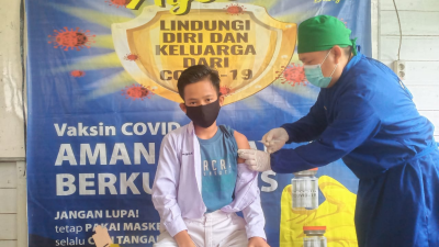 Vaksinasi Pelajar di Kubar Sudah Capai 16,6 Persen