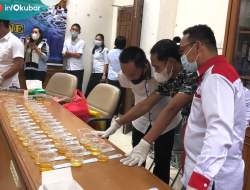 BNK Kubar Datangi Disdagkop Kubar, 152 Pegawai Jalani Tes Urine