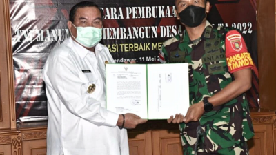 Resmi Dimulai! Kampung Kelian Jadi Pusat Lokasi TMMD ke-113 di Kubar