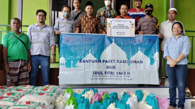Sambut Idulfitri, Grup Perusahaan Tambang ITM Bagikan Ribuan Sembako
