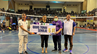 Tim Voli Yasera Singa Praja Raih Juara 3 Piala Gubernur Kaltim di Samarinda