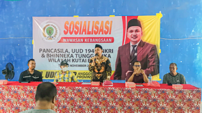 Tingkatkan Nasionalisme, M. Udin Sosialisasikan Wawasan Kebangsaan di Kampung Empas