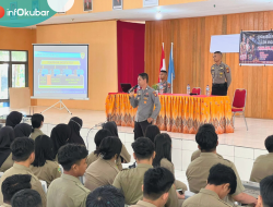 Sambangi Sekolah, Polres Kubar Sosialisasi Penerimaan Calon Aggota Polri