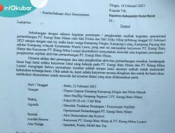 Karyawan PT RML – EBH Demo Penghentian Pekerjaan