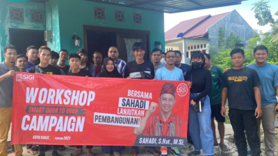 Jagokan Sahadi Jadi Bupati, Relawan Mulai Sosialisasi ke 10 Ribu Rumah