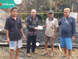 Sahadi Turun Tangan Beri Bantuan Korban Kebakaran di Kampung Anah
