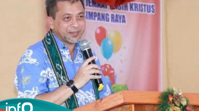 Kunker ke Kubar, Wagub Hadi Mulyadi Resmi Mulai Pembangunan Dua Gereja