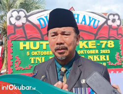 Sekda Kukar Hadiri Upacara HUT ke-78 TNI di Halaman Kantor Bupati