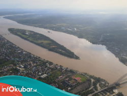 Anggarkan Rp8 M, Waterboom Pulau Kumala Ditarget Selesai Akhir Tahun Ini
