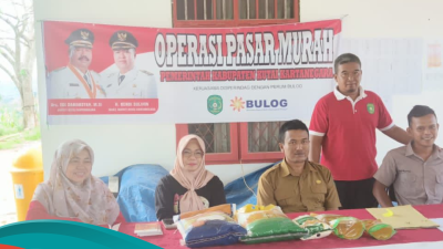 Tekan Inflasi, Disperindag Kukar Gelar Pasar Murah di Kelurahan Bukit Biru