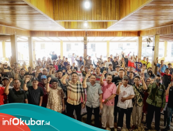 Temui Ratusan Relawannya di Kubar, Abdul Rahman Agus Jalin Silaturahmi dan Bahas Agenda Pemenangan