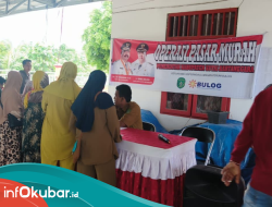 Lurah Bukit Biru Apresiasi Pelaksanaan Operasi Pasar Murah Disperindag Kukar