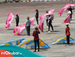 Meriahkan Perayaan HUT Kubar, 750 Pelajar Berlatih Pentaskan Tari Kolosal