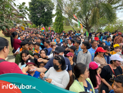 Ribuan Peserta Ikuti Jalan Santai Meriahkan Dahau Sendawar