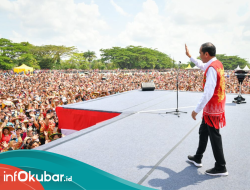 Meriahnya Masyarakat Kubar Sambut Kunjungan Presiden