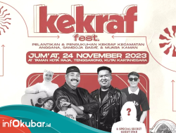 Wabup Rendi Solihin Ajak Warga Penuhi Taman Kota Raja, Hadiri Kekraf Fest 2023