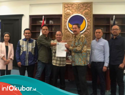 Sahadi dan Edmond Terima Rekomendasi Nasdem Maju di Pilkada Kubar