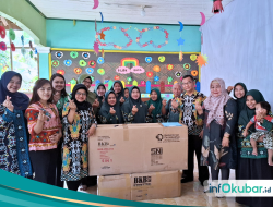 Sambut Positif, TK Al-Ma’rif Melak Ilir Terima Bantuan BKB Kit Stunting