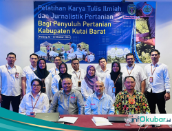 Dukung Kapasitas SDM, 12 Penyuluh Pertanian Kutai Barat Ikuti Pelatihan Jurnalistik di Malang