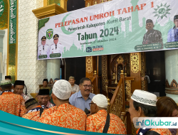 Sekda Lepas 152 Calon Jemaah Umrah Gratis Program Pemkab Kubar Tahap Pertama
