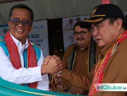 Bupati Resmikan Listrik Seharian di 11 Kampung Kecamatan Damai dan Nyuatan