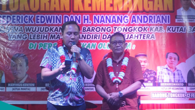 Antusias Masyarakat Hadiri Syukuran Kemenangan FENA, Edwin : Mari Kita Bangun Kembali Kutai Barat