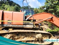 Polres Kubar Ungkap Kasus PETI di Sungai Kelian, 1 Tersangka dan Alat Berat Diamankan