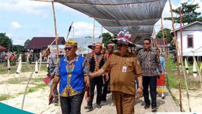 Sekda Ayonius Buka Hendaq Pekayang di Muyub Aket: Wujud Pelestarian Warisan Budaya Bahau