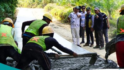 Pantau Proyek Jalan Muara Jawaq-Abit, Wabup Nanang: Semua Bertahap dan Tuntas