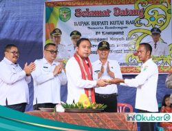 HUT ke-57 Muyub Ilir, Bupati Dorong Kampung Membangun Secara Mandiri dan Berkelanjutan