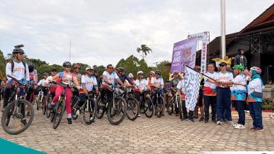 Wabup Nanang Adriani Lepas Peserta Fun Bike, Meriahkan HUT ke-26 Kutai Barat