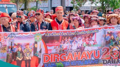 Pesona Kriokng Dari Linggang Bigung Semarakkan HUT ke-26 Kutai Barat