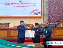 DPRD dan Pemkab Kubar Sepakati Raperda APBD 2026 dalam Rapat Paripurna