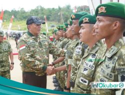 Menhan RI Tinjau Yonif TP 827/MCY Kutai Barat, Fokus Penguatan Pertahanan Kalimantan