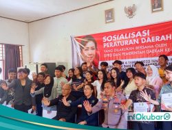 Yonavia Sosialisasikan Perda P4GN, Ajak Generasi Muda Kubar Jauhi Narkoba