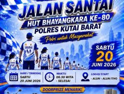 Jalan Santai HUT Bhayangkara di Alun-Alun Itho, Motor dan Elektronik Menanti