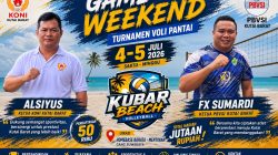 FX Sumardi Gaungkan Kebangkitan Voli Pantai Kutai Barat, Turnamen Kubar Beach Volleyball Digelar 4–5 July