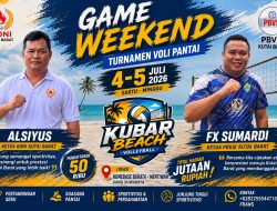 FX Sumardi Gaungkan Kebangkitan Voli Pantai Kutai Barat, Turnamen Kubar Beach Volleyball Digelar 4–5 July