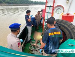 Pria 27 Tahun Ditemukan Meninggal di Atas Tugboat di Perairan Mahakam, Polisi Lakukan Penyelidikan
