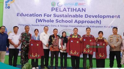 Wabup Kubar Buka Pelatihan ESD dan WSA, Dorong Sekolah Terapkan Pendidikan Berkelanjutan