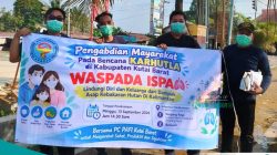 Asap Karhutla Masih Mengancam, PAFI Kutai Barat Bagikan 1.000 Masker